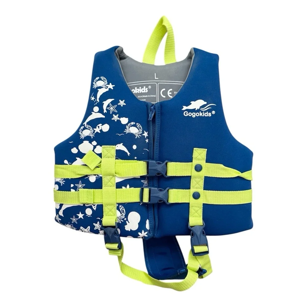 GOGOKIDS Swim Vest Life Jacket Boys Girls Float Swimsuit Buoyancy Swimwear-LARGE